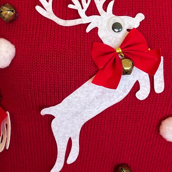 UGLY CHRISTMAS SWEATER KIT (Finished) Sz S - Picture 8 of 11